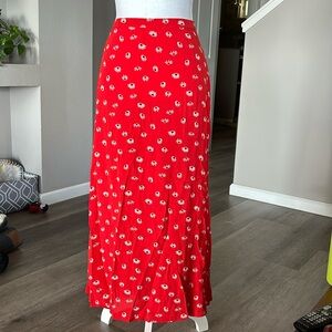 Aritzia long maxi skirt size 2 Wilfred brand